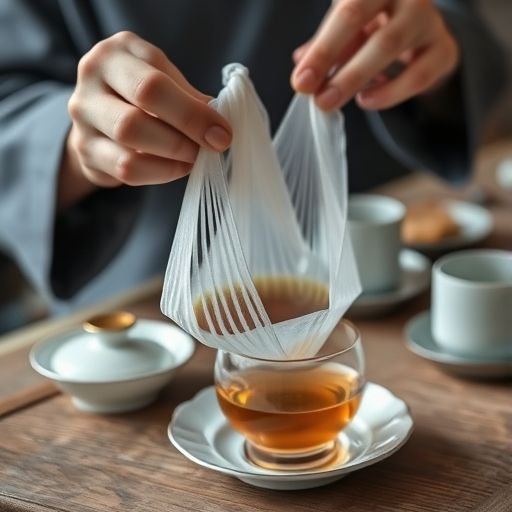 丝袜茶制作过程