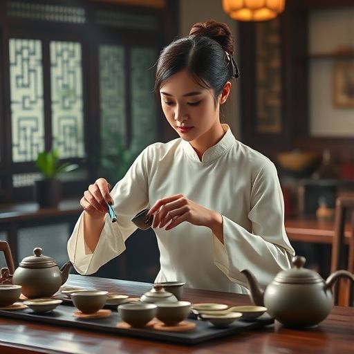 茶艺师表演