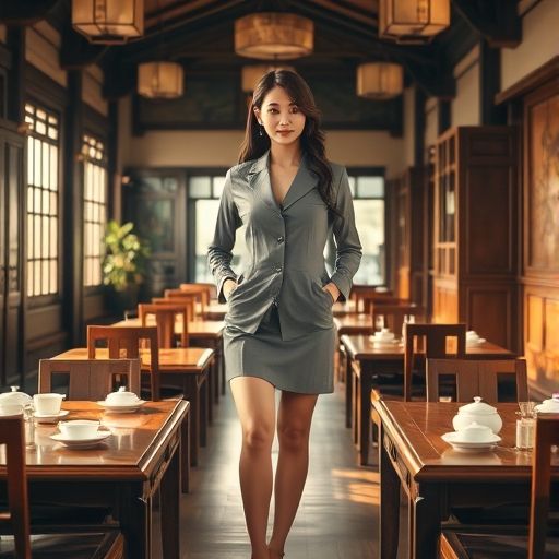 龙岗茶肆内部