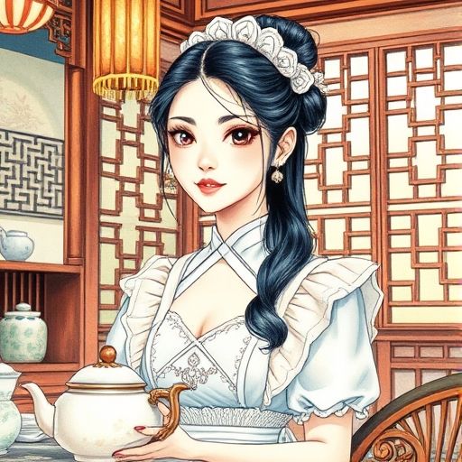 茶肆古风摆设