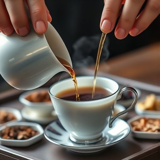 茶艺师冲泡茶叶