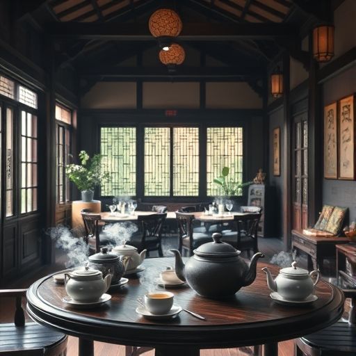 广州茶肆传统装饰