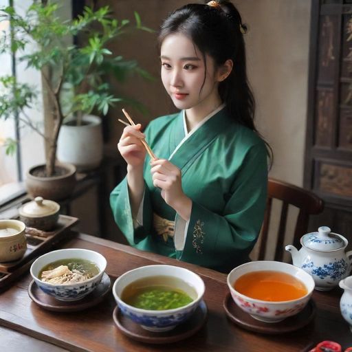 精致的嫩茶饮品造型