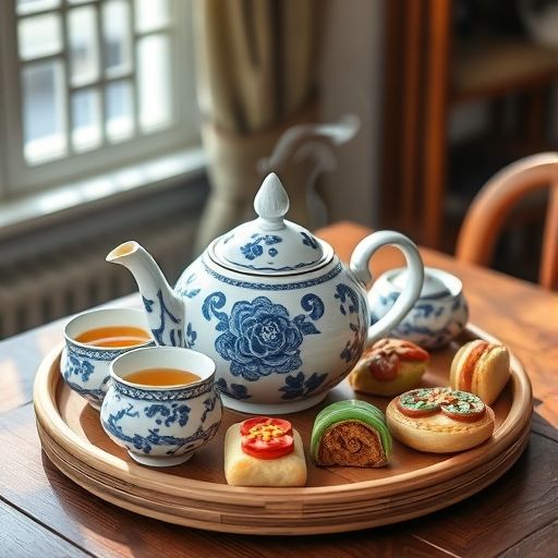 广州品茶工作室茶具与茶点
