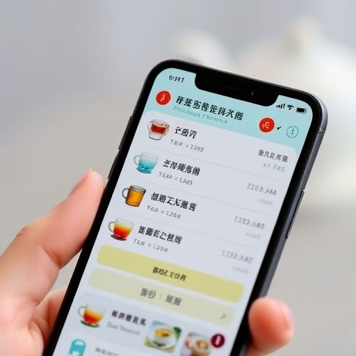 微信高端茶服务界面
