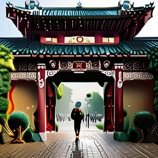 庭院式水疗休息区