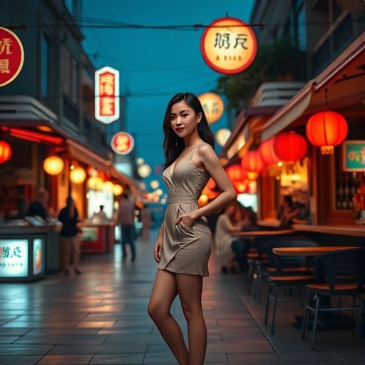 南山蛇口夜生活场景