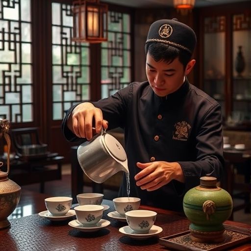 深圳茶艺师泡茶场景