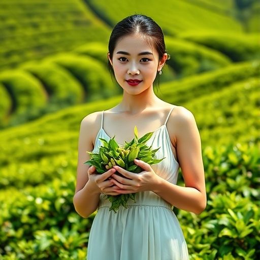茶园采摘