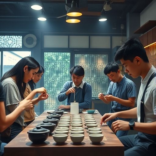 深圳茶艺课程现场