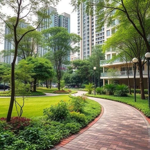 深圳中圈WW公园与住宅区