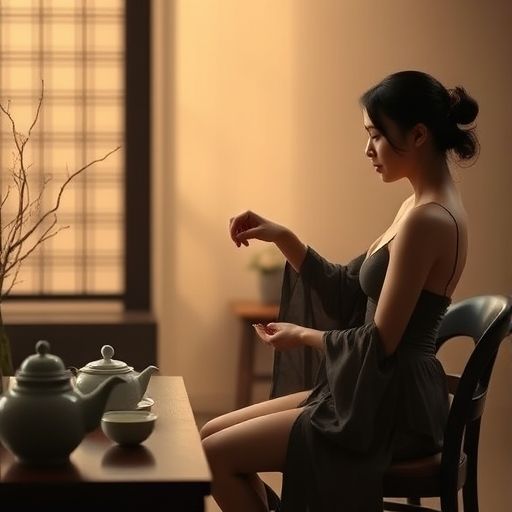 茶艺师耐心教学