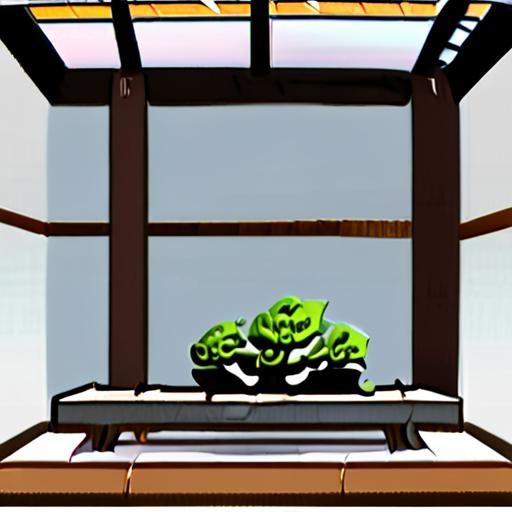 龙华公园旁茶肆庭院