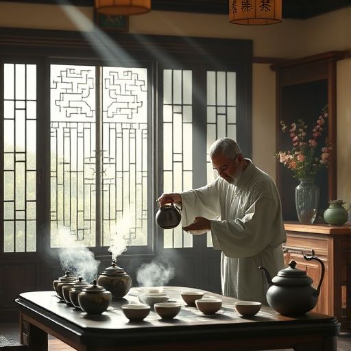 广州品茶工作室茶艺师泡茶
