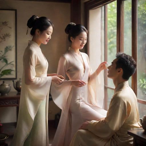 茶艺师耐心讲解，宾至如归