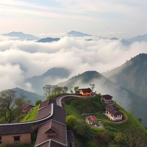 白云山茶肆风景