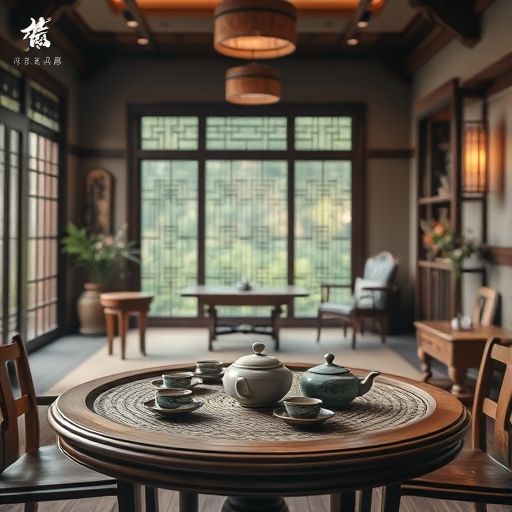 天河品茶工作室内部环境