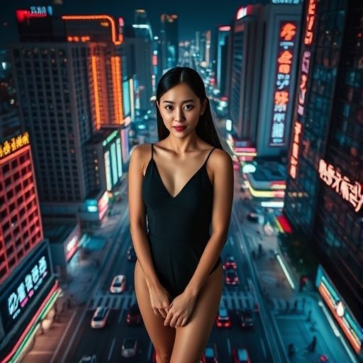 广州夜色下的城市天际线，灯光璀璨，充满无限可能