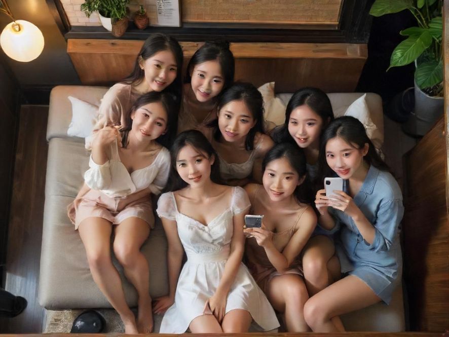 浦君吧聚会场景温馨氛围图