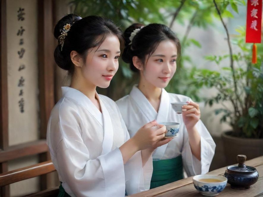 广州白云区一处私密高端品茶工作室的入口，散发着神秘而雅致的氛围。
