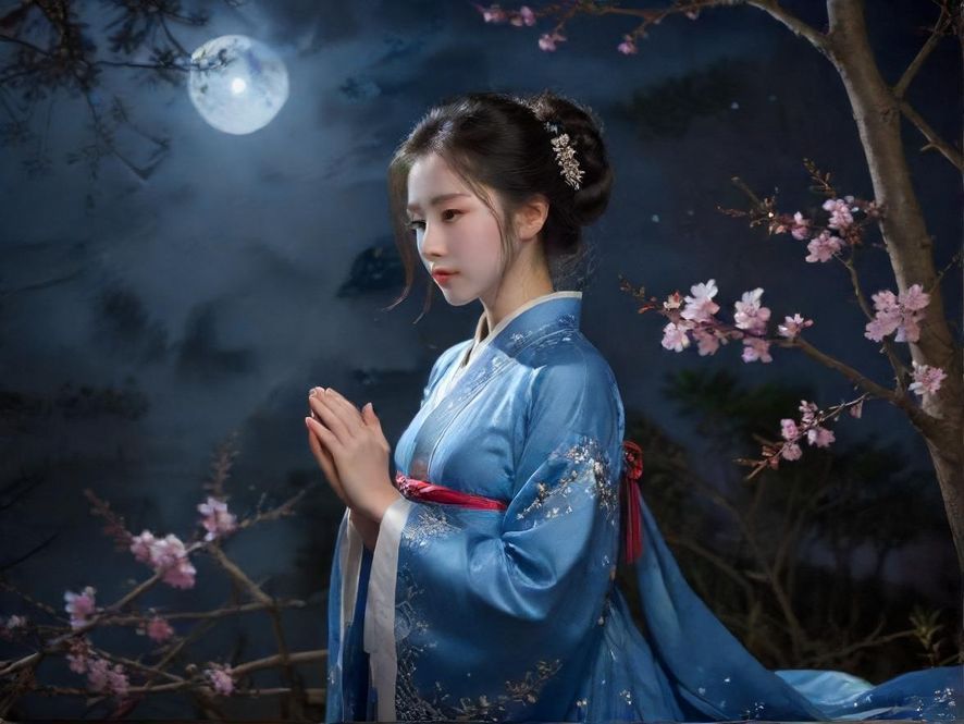 夜色中的幽静入口