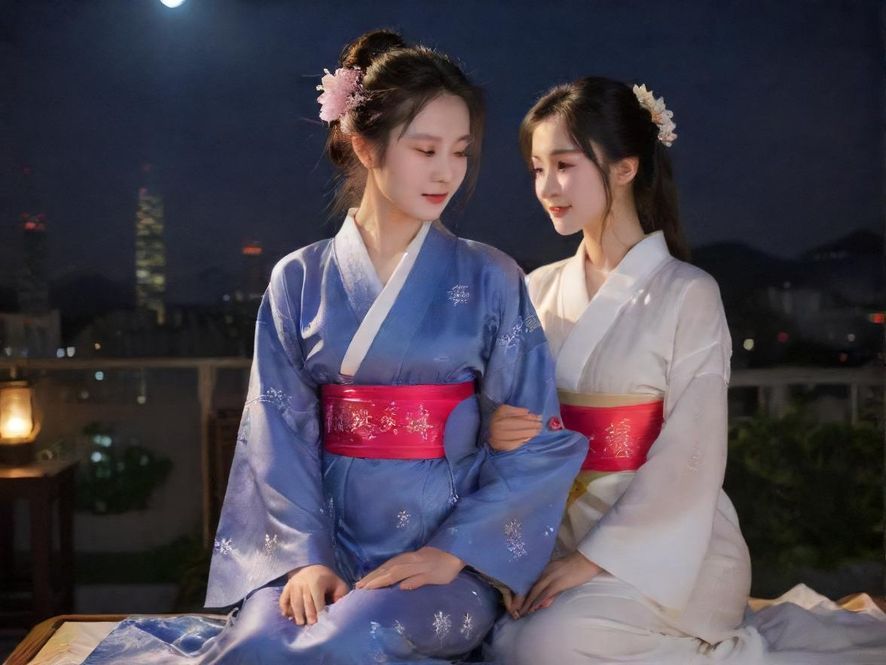 广州夜场街头繁华小巷夜景