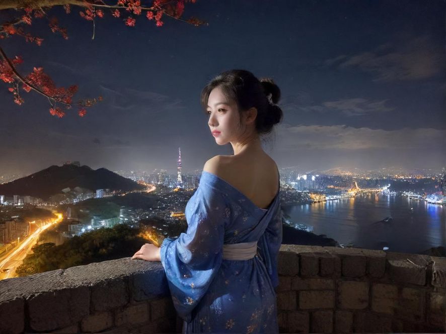 广州夜场会所外景夜间氛围