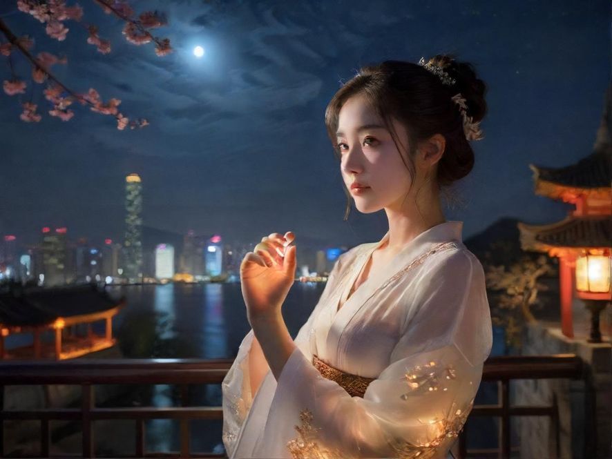 广州的夜晚总是充满了无限可能和诱惑
