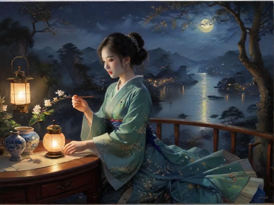 广州品茶会所夜色大堂