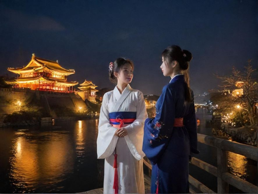 广州白云一家休闲会所的夜晚入口