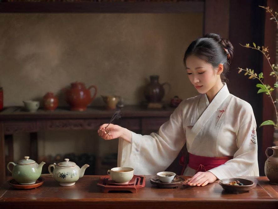深圳喝茶工作室茶艺表演场景