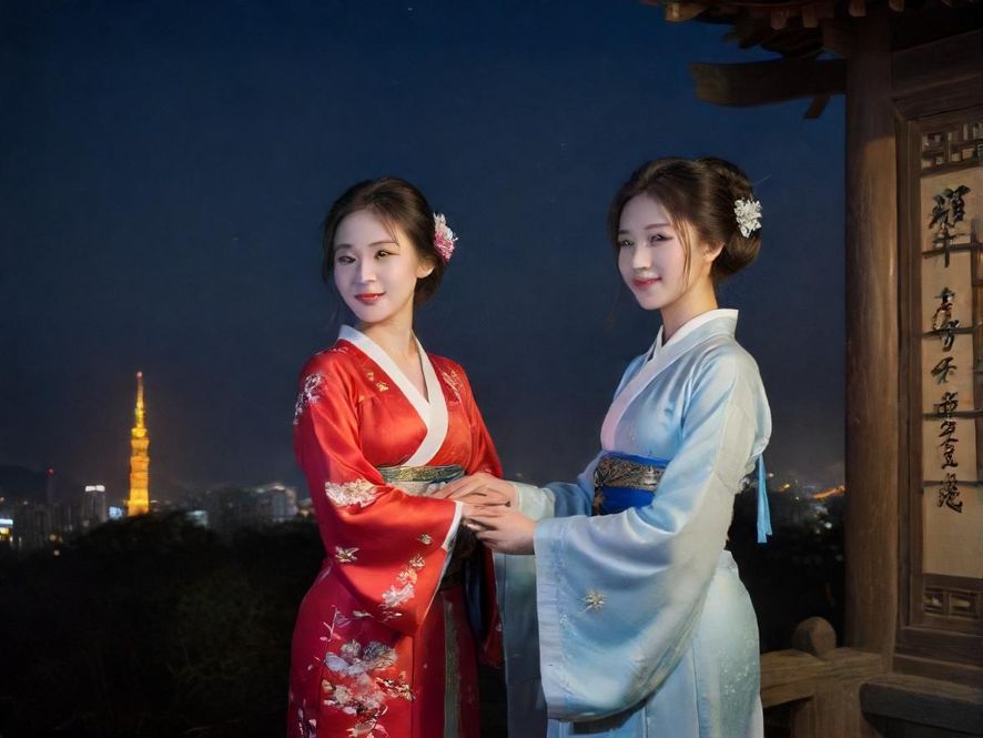 宝安会所夜景外观
