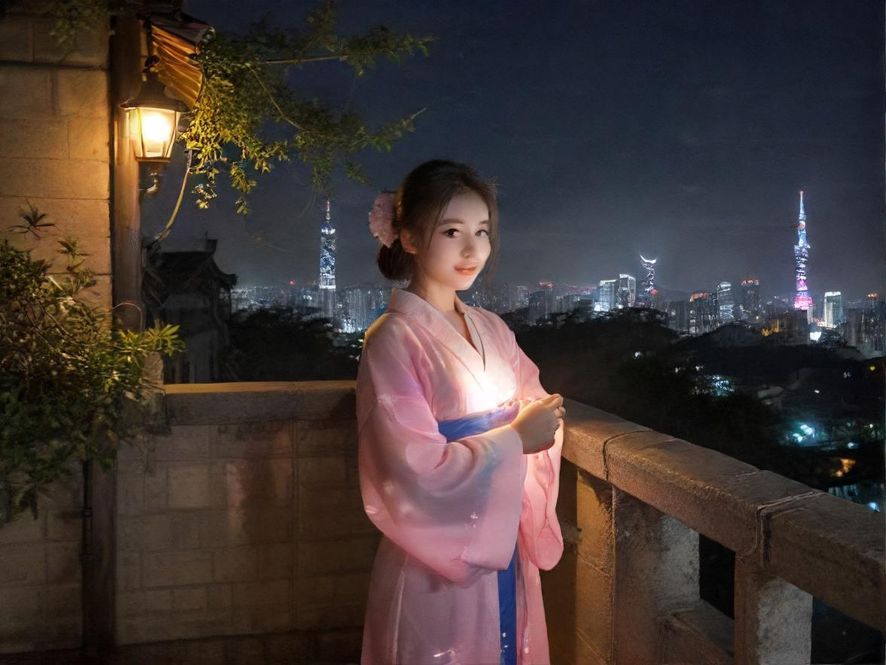 深圳夜市繁华场景