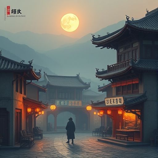 广州一家桑拿会所的夜间外观，灯光璀璨，位于繁华街头