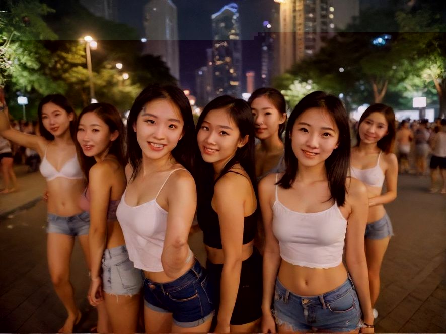 一群深圳浦友在公园里享受周末时光，充满活力