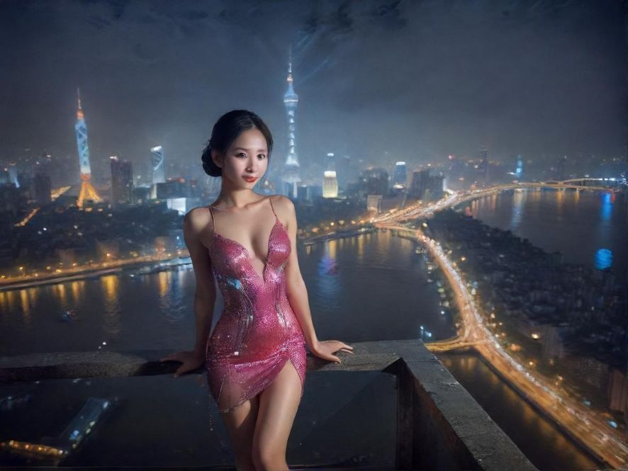 广州璀璨夜景