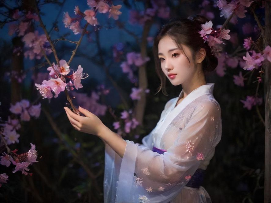 花都夜色中的某个街角，暗示着探寻休闲资源的氛围
