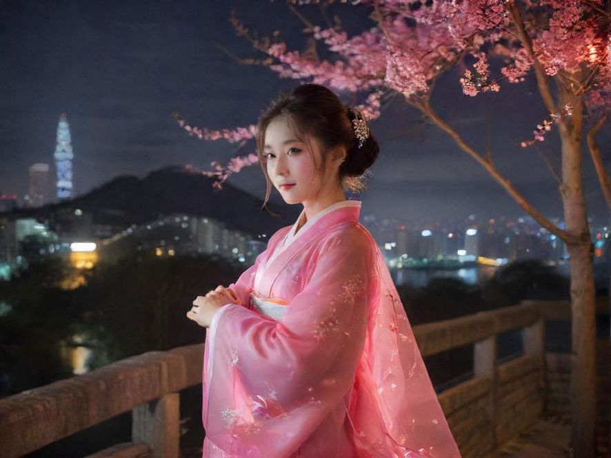深圳罗湖繁华夜景