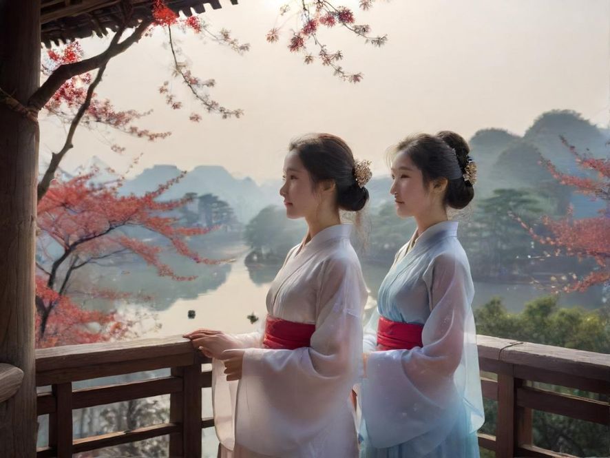 广州一处隐秘休闲会所的傍晚街景入口