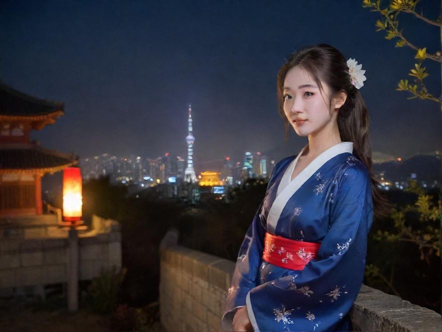 广州夜场会所夜景外观