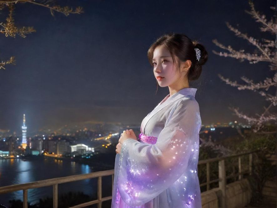 罗湖璀璨夜景