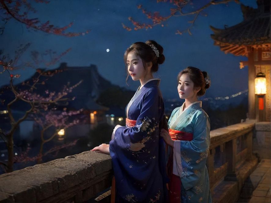广州特色休闲场所夜景
