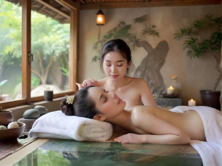 佰花丛私密SPA包间的温馨氛围