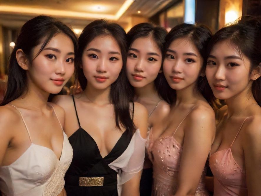 广州夜生活酒吧聚会温馨场景