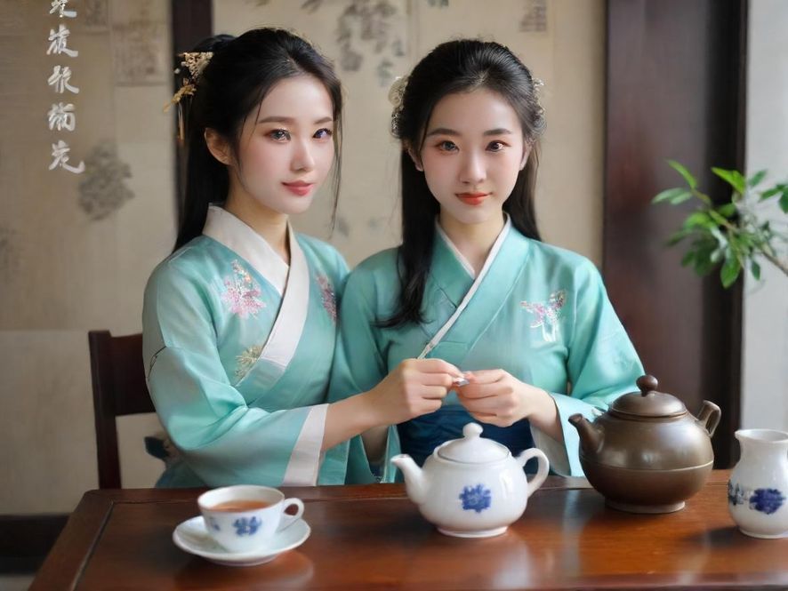 广佛茶社私密包厢实景图