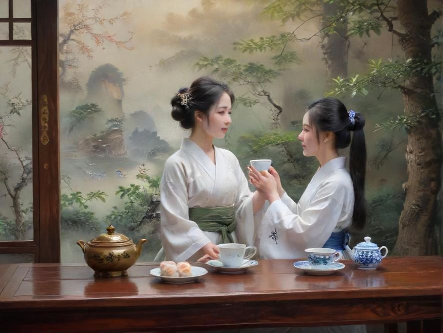 江浙沪品茶会所古典园林环境