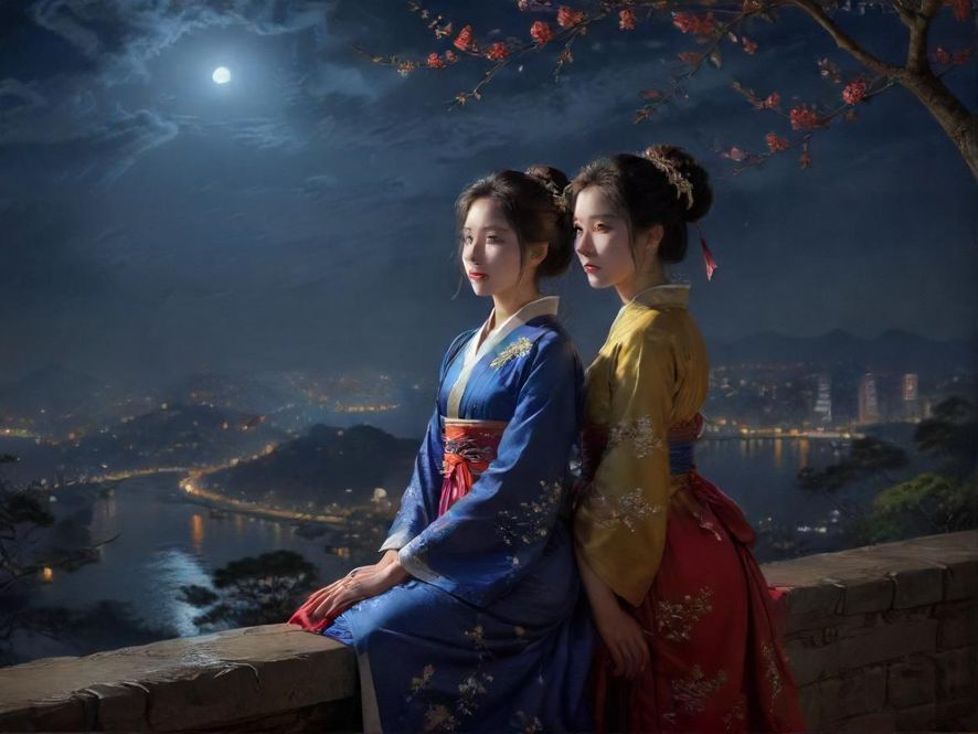 广州挽妻会所夜景外观