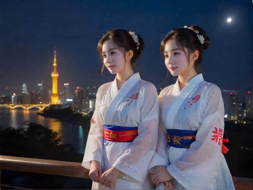 广州车陂夜景