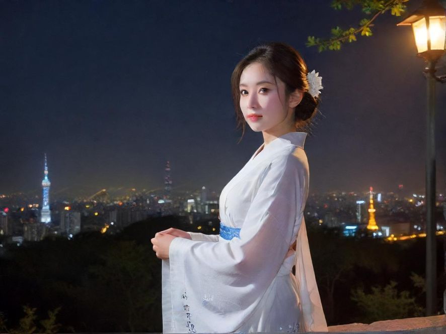 广州白云区桑拿会所夜景外观