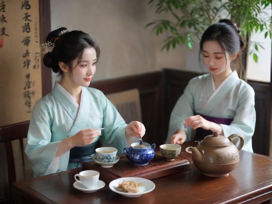 高端品茶会所内部环境展示